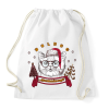 PRINTFASHION Boldog Macskarácsonyt! - Sportzsák, Tornazsák - Fehér