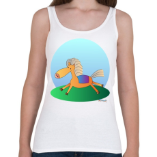 PRINTFASHION Boldog paci - Női atléta - Fehér