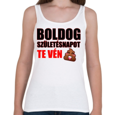 PRINTFASHION Boldog születésnapot te.. - Női atléta - Fehér