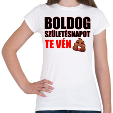 PRINTFASHION Boldog születésnapot te.. - Női póló - Fehér női póló