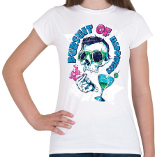 PRINTFASHION Boldogság hajszolás - Női póló - Fehér női póló