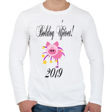 PRINTFASHION boldogújévet2 - Férfi hosszú ujjú póló - Fehér férfi póló