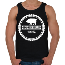 PRINTFASHION Böllérek gyöngye - Férfi atléta - Fekete atléta, trikó