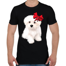 PRINTFASHION Bolognese - Férfi póló - Fekete férfi póló