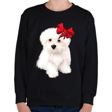 PRINTFASHION Bolognese - Gyerek pulóver - Fekete