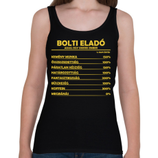 PRINTFASHION Bolti eladó napi értéke - Női atléta - Fekete