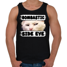 PRINTFASHION bombastic side eye - Férfi atléta - Fekete atléta, trikó