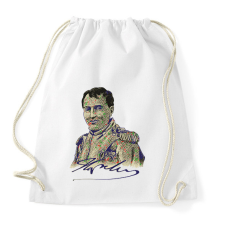PRINTFASHION Bonaparte Napoleon színes - Sportzsák, Tornazsák - Fehér tornazsák