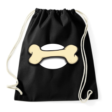PRINTFASHION Bone - Sportzsák, Tornazsák - Fekete tornazsák