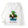 PRINTFASHION Bonsai - Sportzsák, Tornazsák - Fehér