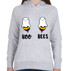 PRINTFASHION Boo Bees - Női kapucnis pulóver - Sport szürke