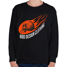 PRINTFASHION Boo Design Clothing - Gyerek pulóver - Fekete