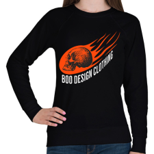 PRINTFASHION Boo Design Clothing - Női pulóver - Fekete női pulóver, kardigán