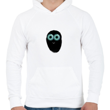 PRINTFASHION Boo - Férfi kapucnis pulóver - Fehér férfi pulóver, kardigán