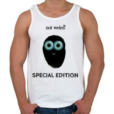 PRINTFASHION Boo special edition - Férfi atléta - Fehér atléta, trikó