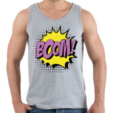 PRINTFASHION boom - Férfi atléta - Sport szürke