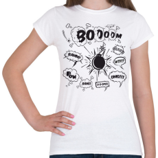 PRINTFASHION boom - Női póló - Fehér