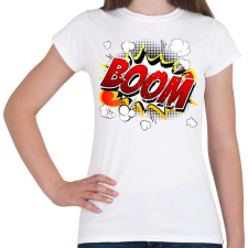 PRINTFASHION boomm - Női póló - Fehér női póló