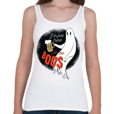 PRINTFASHION Booo!!! - Női atléta - Fehér női felső
