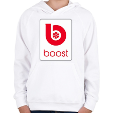 PRINTFASHION BOOST - Gyerek kapucnis pulóver - Fehér gyerek pulóver, kardigán