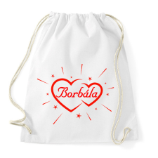 PRINTFASHION Borbála - Sportzsák, Tornazsák - Fehér tornazsák