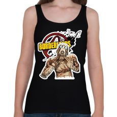 PRINTFASHION Borderlands Psycho - Női atléta - Fekete