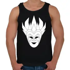 PRINTFASHION Boris Brejcha - Férfi atléta - Fekete atléta, trikó