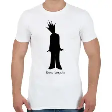 PRINTFASHION Boris Brejcha - Férfi póló - Fehér férfi póló