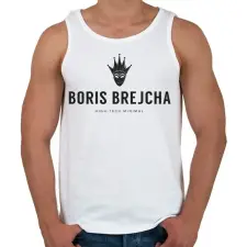 PRINTFASHION Boris Brejcha High-Tech Minimal - Férfi atléta - Fehér atléta, trikó