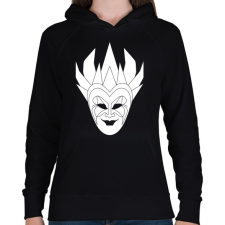 PRINTFASHION Boris Brejcha - Női kapucnis pulóver - Fekete női pulóver, kardigán