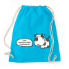PRINTFASHION Borjú - Sportzsák, Tornazsák - Surf blue