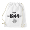 PRINTFASHION born-in-1944-(dark&lightgrey) - Sportzsák, Tornazsák - Fehér