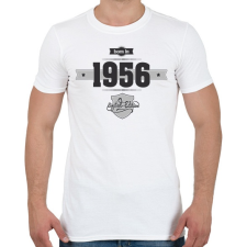 PRINTFASHION born-in-1956-(dark&lightgrey) - Férfi póló - Fehér férfi póló