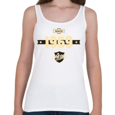 PRINTFASHION born-in-1969-cream-choco - Női atléta - Fehér