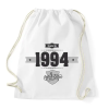 PRINTFASHION born-in-1994-(dark&lightgrey) - Sportzsák, Tornazsák - Fehér