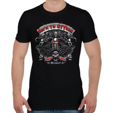 PRINTFASHION born to offen - Férfi póló - Fekete