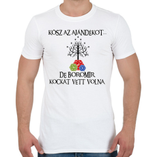 PRINTFASHION Boromir kockát hozott volna - Férfi póló - Fehér