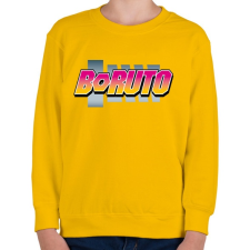 PRINTFASHION BORUTO logo színes - Gyerek pulóver - Sárga gyerek pulóver, kardigán