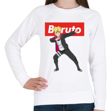PRINTFASHION Boruto Uzumaki - Női pulóver - Fehér