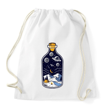 PRINTFASHION Bottle of the night - Sportzsák, Tornazsák - Fehér tornazsák
