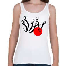 PRINTFASHION Bowling - Női atléta - Fehér