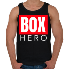 PRINTFASHION BOX HERO - Férfi atléta - Fekete