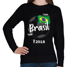 PRINTFASHION Brazília - Női pulóver - Fekete