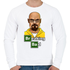 PRINTFASHION Breaking Bad - Férfi pulóver - Fehér