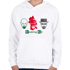 PRINTFASHION Breaking Bad - Gyerek kapucnis pulóver - Fehér gyerek pulóver, kardigán