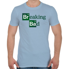 PRINTFASHION Breaking Bad Logo - Férfi póló - Világoskék