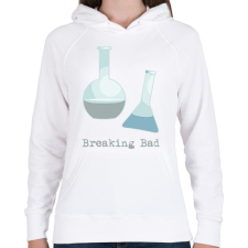 PRINTFASHION Breaking bad - Női kapucnis pulóver - Fehér női pulóver, kardigán