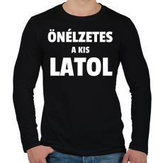 PRINTFASHION BRIAN ÉLETE  - Férfi hosszú ujjú póló - Fekete