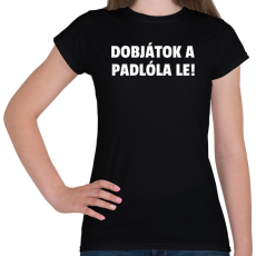 PRINTFASHION BRIAN ÉLETE - Női póló - Fekete
