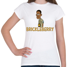 PRINTFASHION Brickleberry: Denzel - Női póló - Fehér női póló